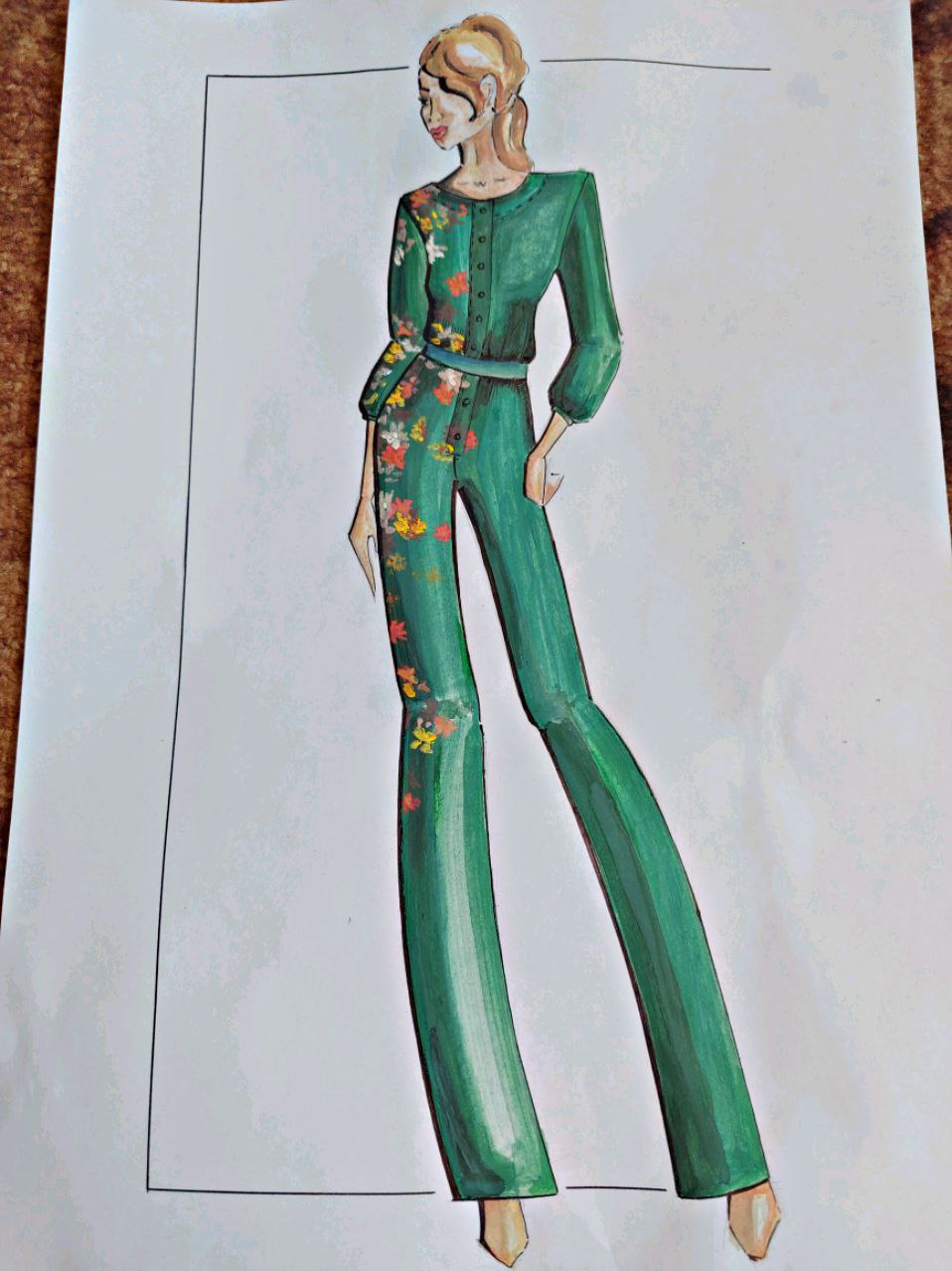 Эскиз платья